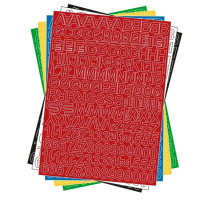 Litery/cyfry samop. 1,4cm (17,5cmx12,5cm) PAMA